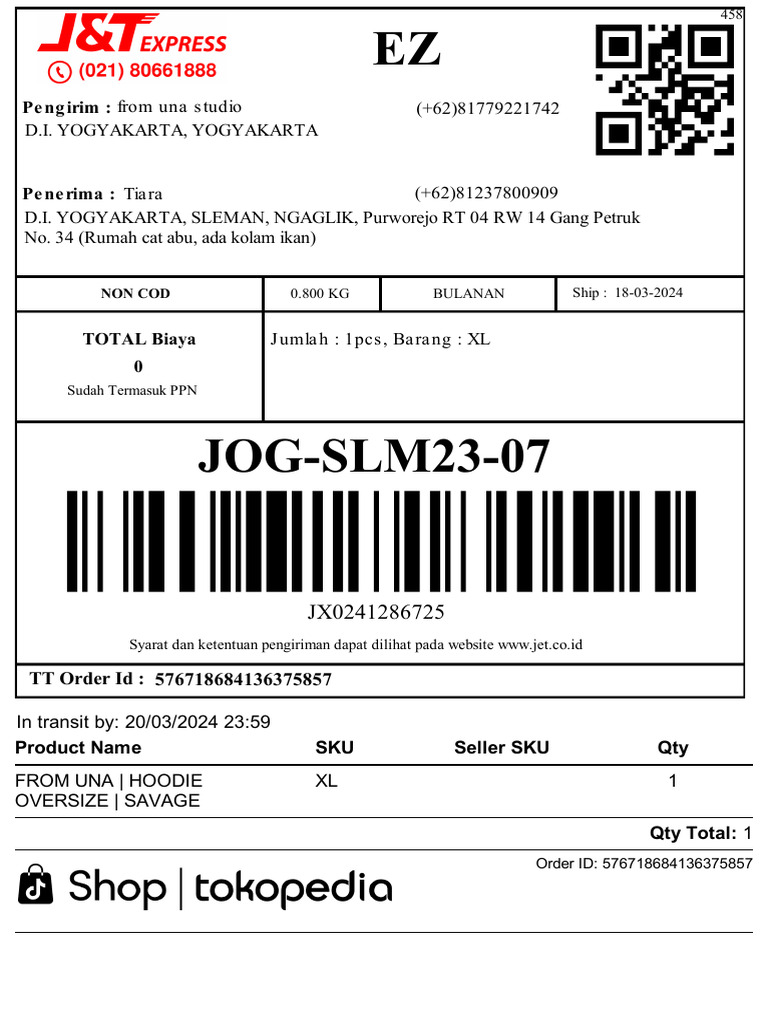 03-18 - 10-23-28 - Shipping Label+packing List | PDF
