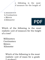 Math 7 Review