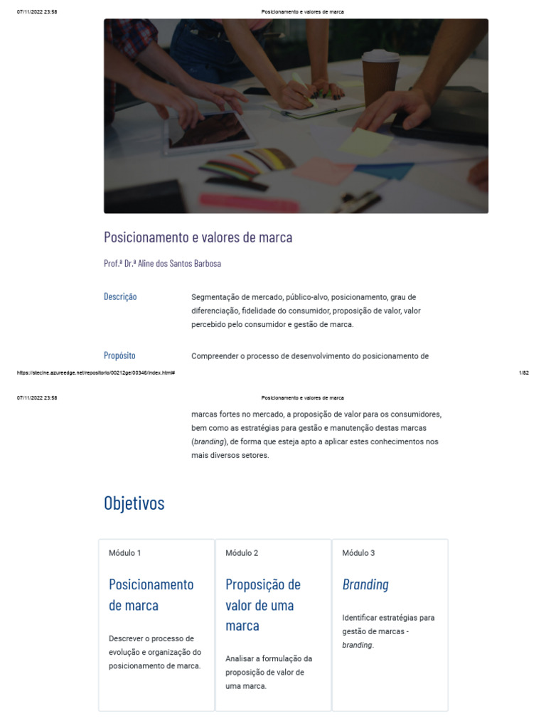 Consequências do Posicionamento de Marca | PDF | Marca | Marketing