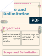 Practical Research 2: Scope and Delimitation