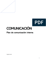 COMUNICACION Plan de Comunicacion Intern