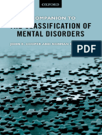 A Companion To The Classification of Mental Disorders