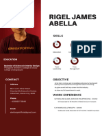 Free Ivory Black Simple Professional Resume