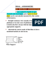 Thermal Anemometry