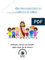 Capacitación para Maestros de Escuela Bíblica de Niños 2