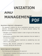 Organization AND Management