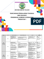 Rancangan Pengajaran Tahunan SESI 2024/2025 Pendidikan Jasmani & Kesihatan Tingkatan 1