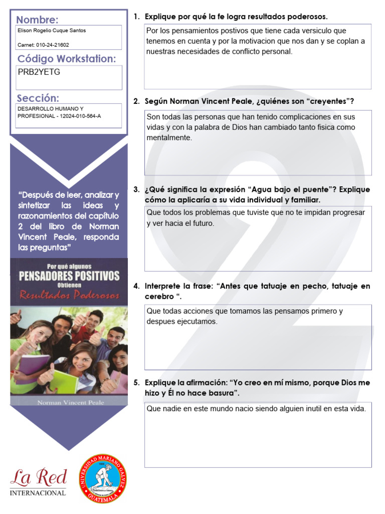Capitulo 2 | PDF | Crecimiento personal y profesional | Ciencia y ...