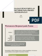 Anamnesa Dan Pengumpulan Data Sekunder Pada Proses Keperawatan Ria