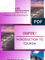 Lecture Presentation TMHM 005 Macro Perspective of Tourism and Hospitality Chapter 1 Introduction To Tourism