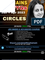 Circle JEE (Main) 2024