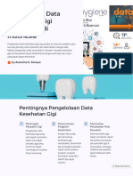 Pengelolaan Data Kesehatan Gigi Masyarakat Di Indonesia: by Amanina S. Kanaya