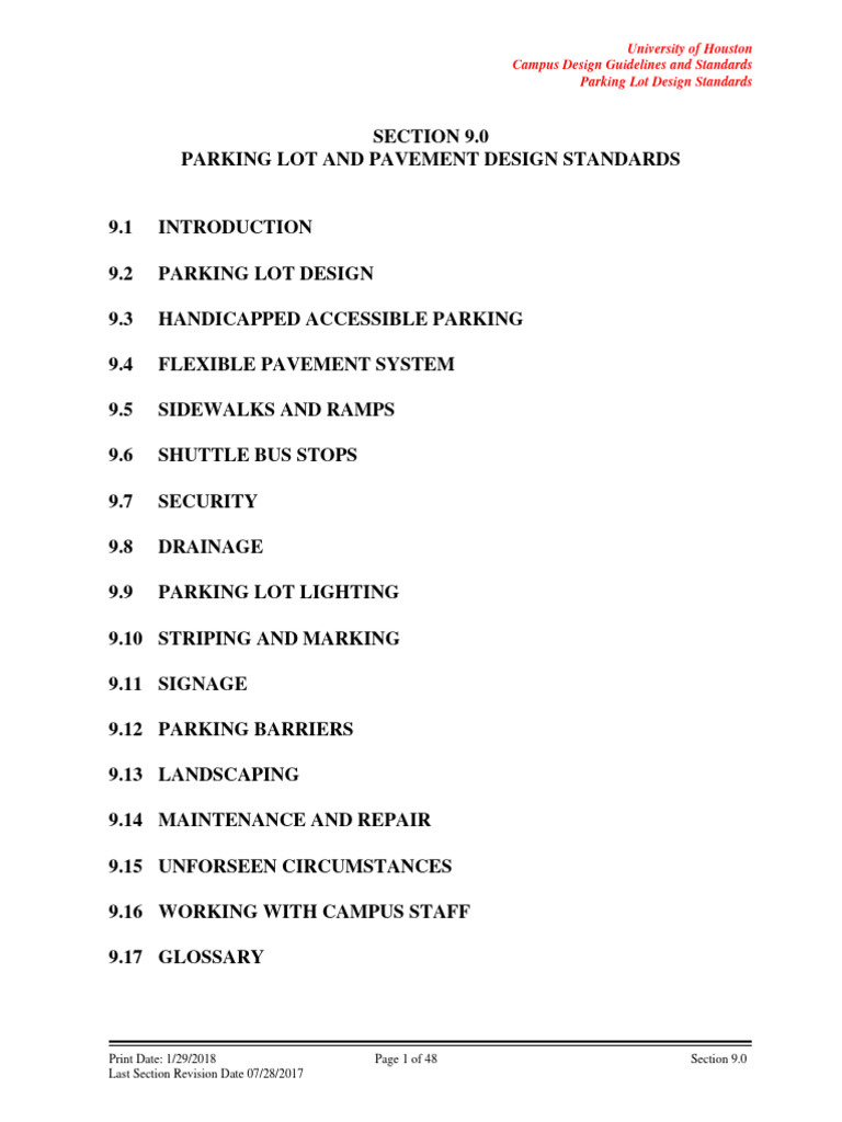 Section 9.0 - Parking Standards and Guildlines Updated 07.28.2017 | PDF ...