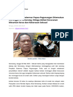 Aliyyanda Bulan Putri - 148 - Tugas Reportase PJ Gubernur Papua Pegunungan