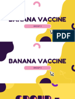 Banana Vaccine