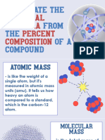 Calculate The Empirical Formula From The Percent Composition of A Compound