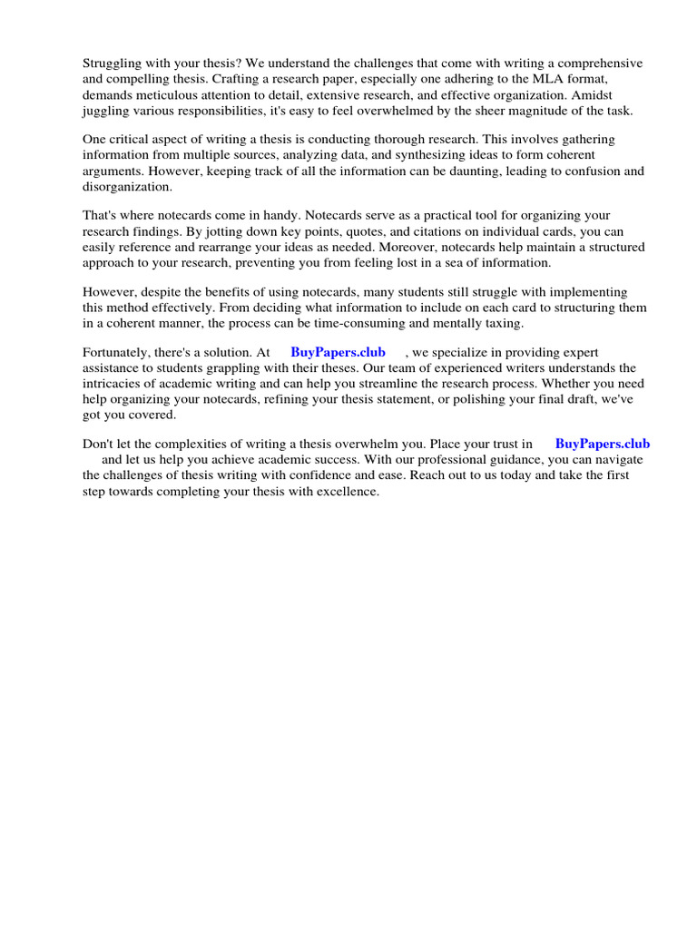 Notecards For Research Paper Mla Download Free PDF Citation Apa Style