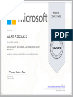 Coursera Certificate Azure