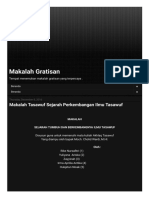 Makalah Gratisan - Makalah Tasawuf Sejarah Perkembangan Ilmu Tasawuf110325