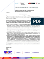 GQSP Perú - Capacitación OAEs en NTP Cafe y Cacao - Carta de Compromiso