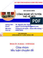 Chia Nhóm Tiểu Luận NMH01