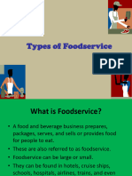 Types of Food Services