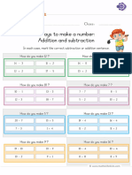 1.addition and Subtraction Ways To Make A Number - 369vde