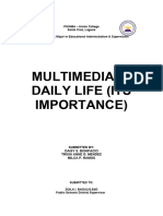 Group 18 Importance of Multimedia IN DAILY LIFE