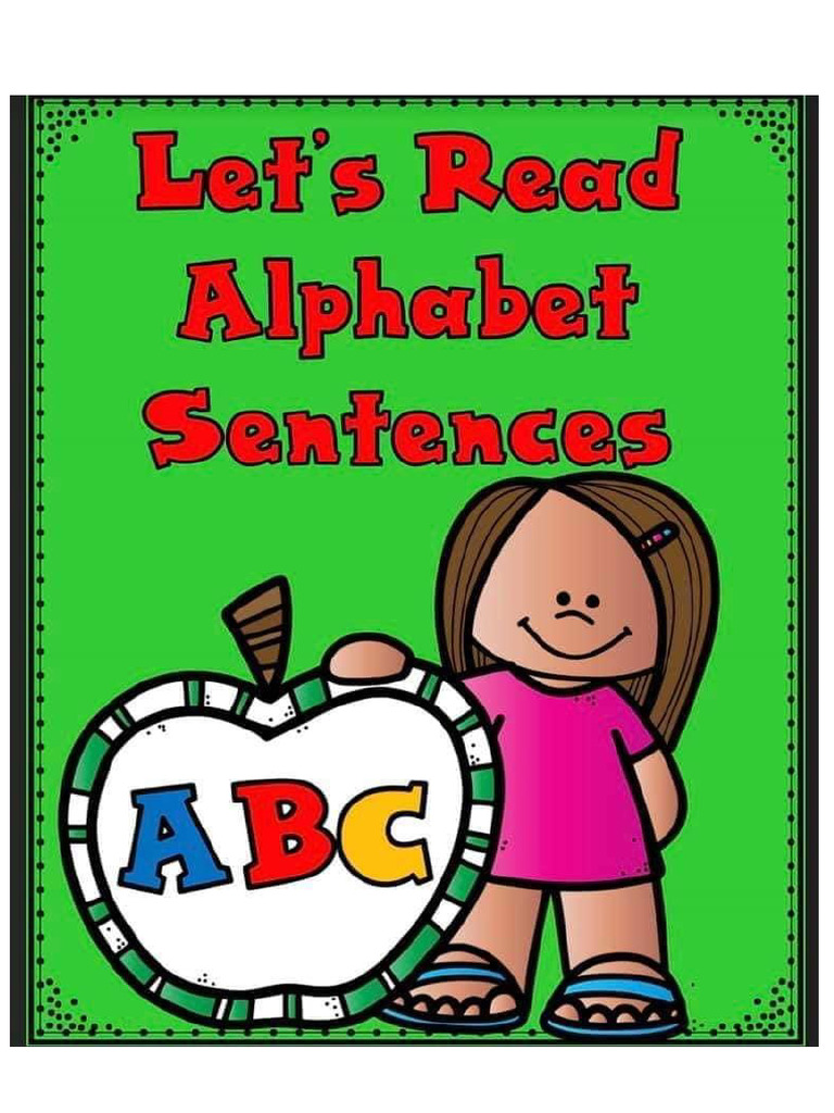 Let's Read Alphabet Sentences | PDF