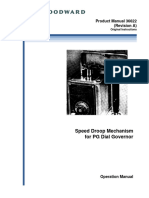 Speed Droop Mechanism For PG Dial Governor: Product Manual 36622 (Revision A)