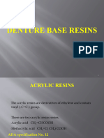 6.) Denture Base Resins