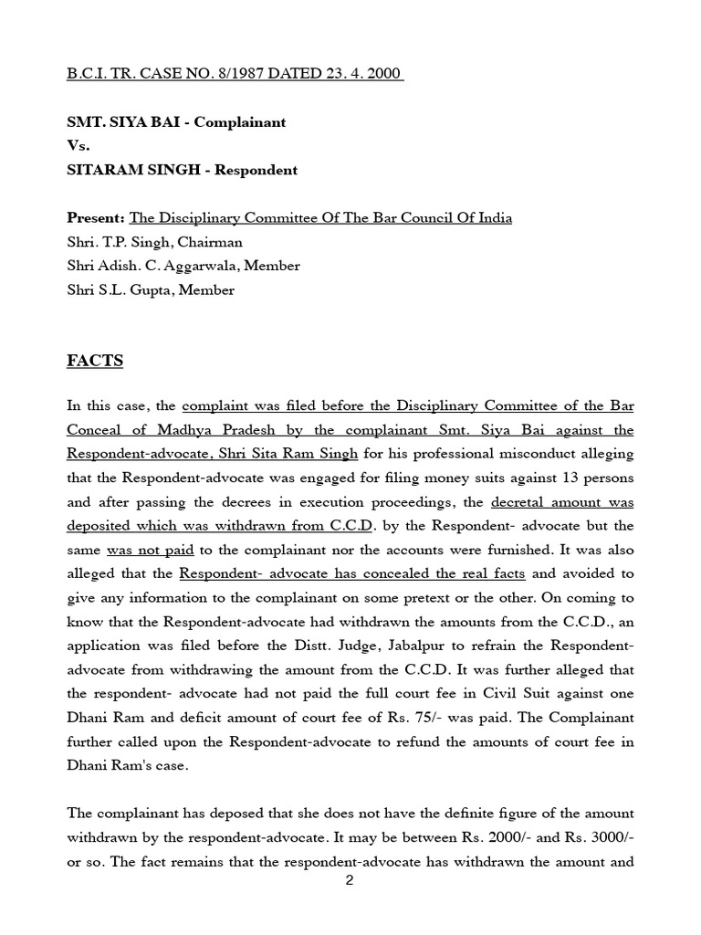 Prof Ethics Pdf Expense Advocate