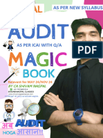 Audit Magic Book May 24 Cfs Audit As Per New Syllabus by CA Shivam
