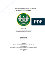 Makalah Paradigma Dikotomi Ilmu Dalam Sistem Pendidikan Di Indonesia - Sabilatus Syarifah