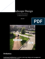 Lecture 1 Landscape Design - Hamna