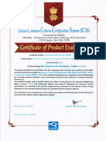 Final Certificate CDOT-CROS