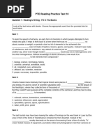 PTE Reading Practice Test 10