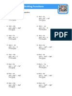 Multiplying and Dividing Functions