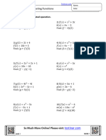 Adding and Subtracting Functions