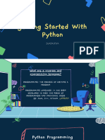 Getting Started With Python