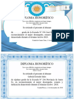 2023 Diploma Bandera Unico