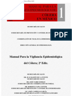 Man-1 Manual para La Vigil An CIA Epidemiologica Del Colera en Mexico 2da E
