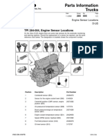 D12D Engine Sensor Locations Presisely
