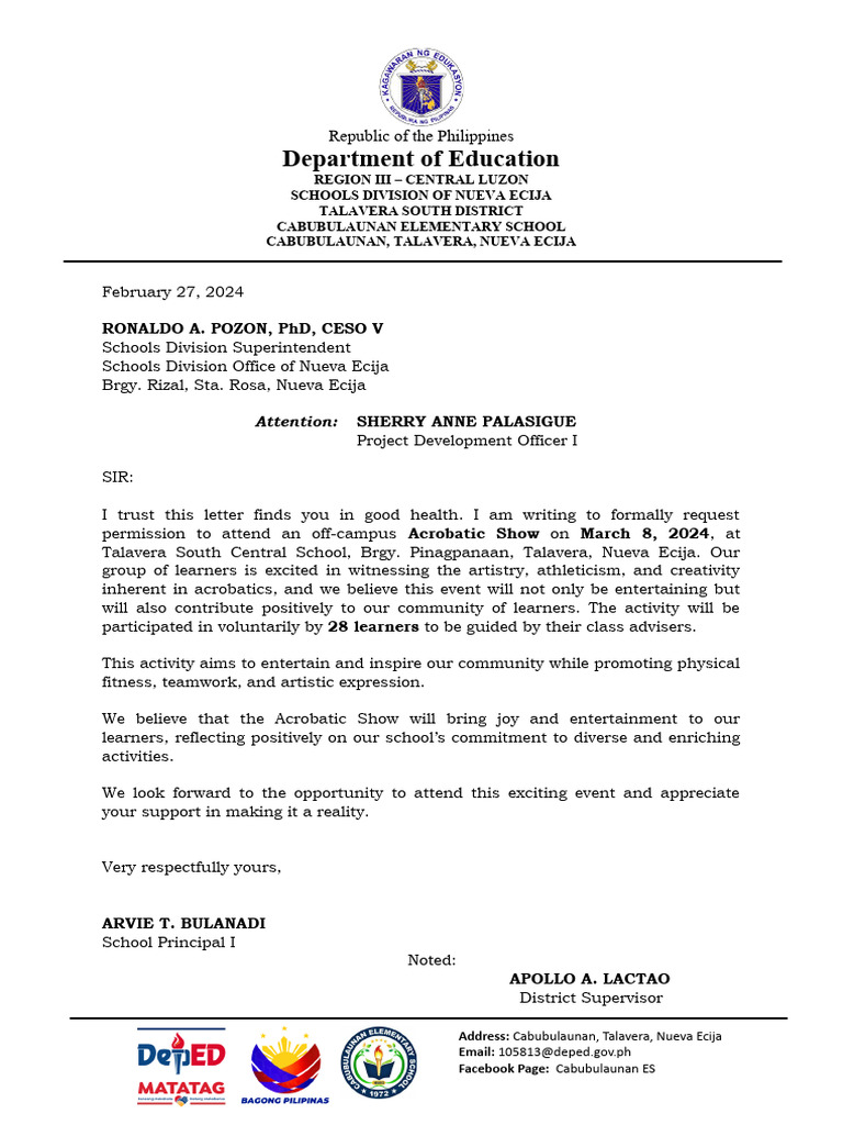 Request for Off-Campus Activity Approval | PDF | Wellness