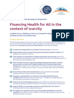 HD GHHG Policy Brief Global Health Financing