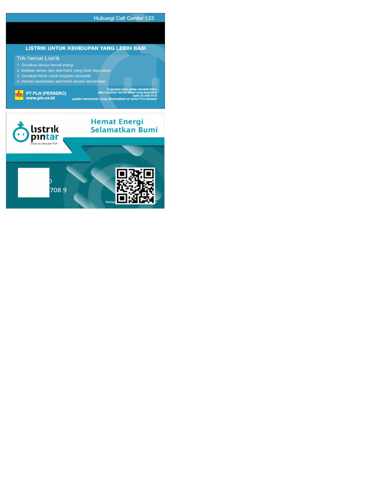 Cetak Kartu Token | PDF