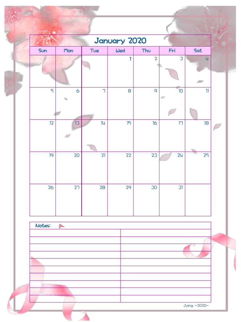Calender Monthly | PDF