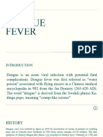Background and Symptoms of Dengue Fever