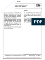 VDA 239-200 - (2013-06) - (Aluminum Sheet Material)