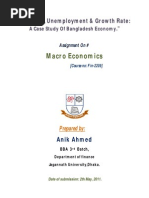 Inflation, GDP,Unemployment.anik Ahmed